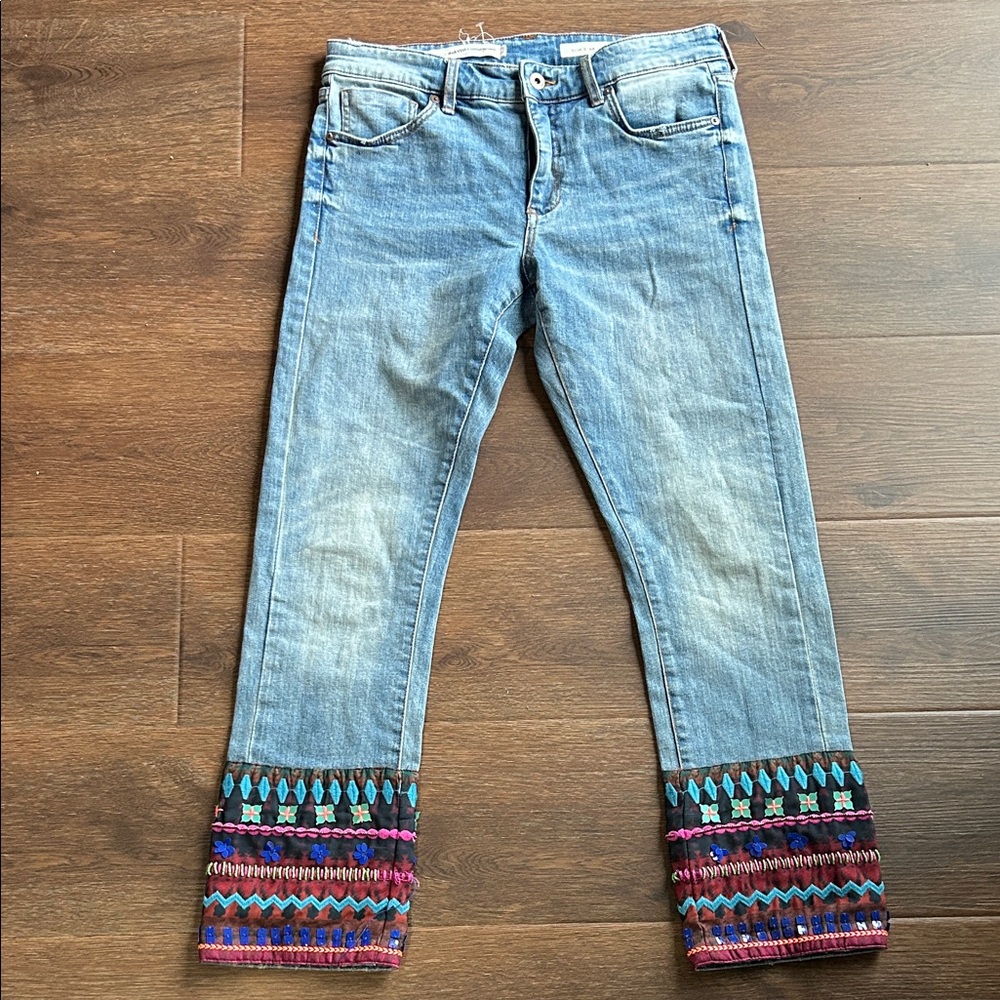 Pilcro and the Letterpress by Anthropologie Embellished Denim | Denim